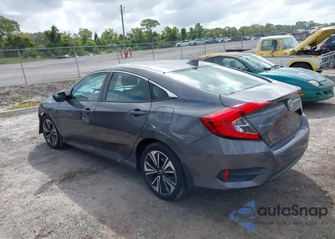 2017 Honda Civic Ex-T из США, поврежденный, VIN 2HGFC1F36HH643969